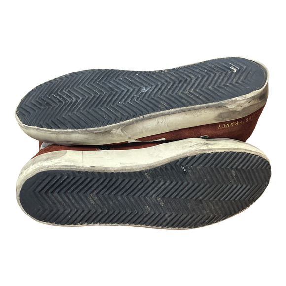 SOLD SOLD SOLD Golden Goose Francy Sienna Brown Suede White Star High Tops 37 - Picture 9 of 9